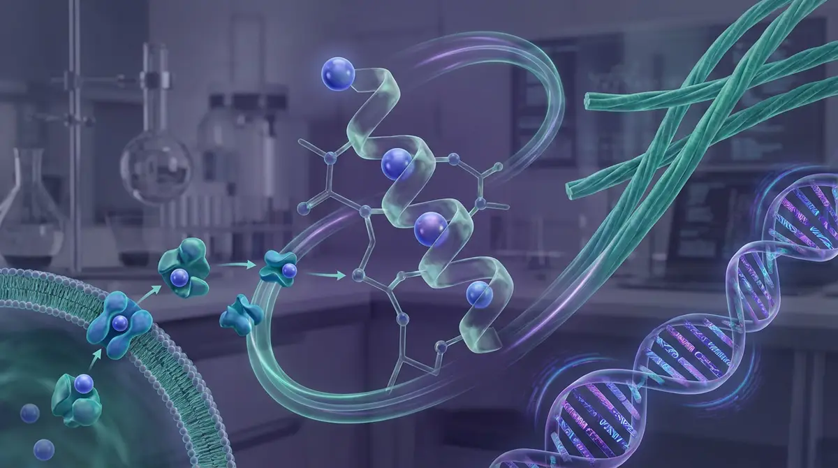 Illustration for GHK-Cu: The Copper Peptide in Cosmetic and Skin-Repair Research