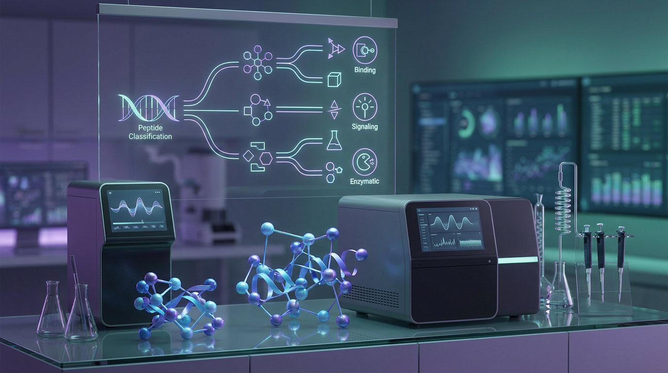 KPV peptide research illustration for the article KPV Peptide Research and Mechanistic Classification Insights