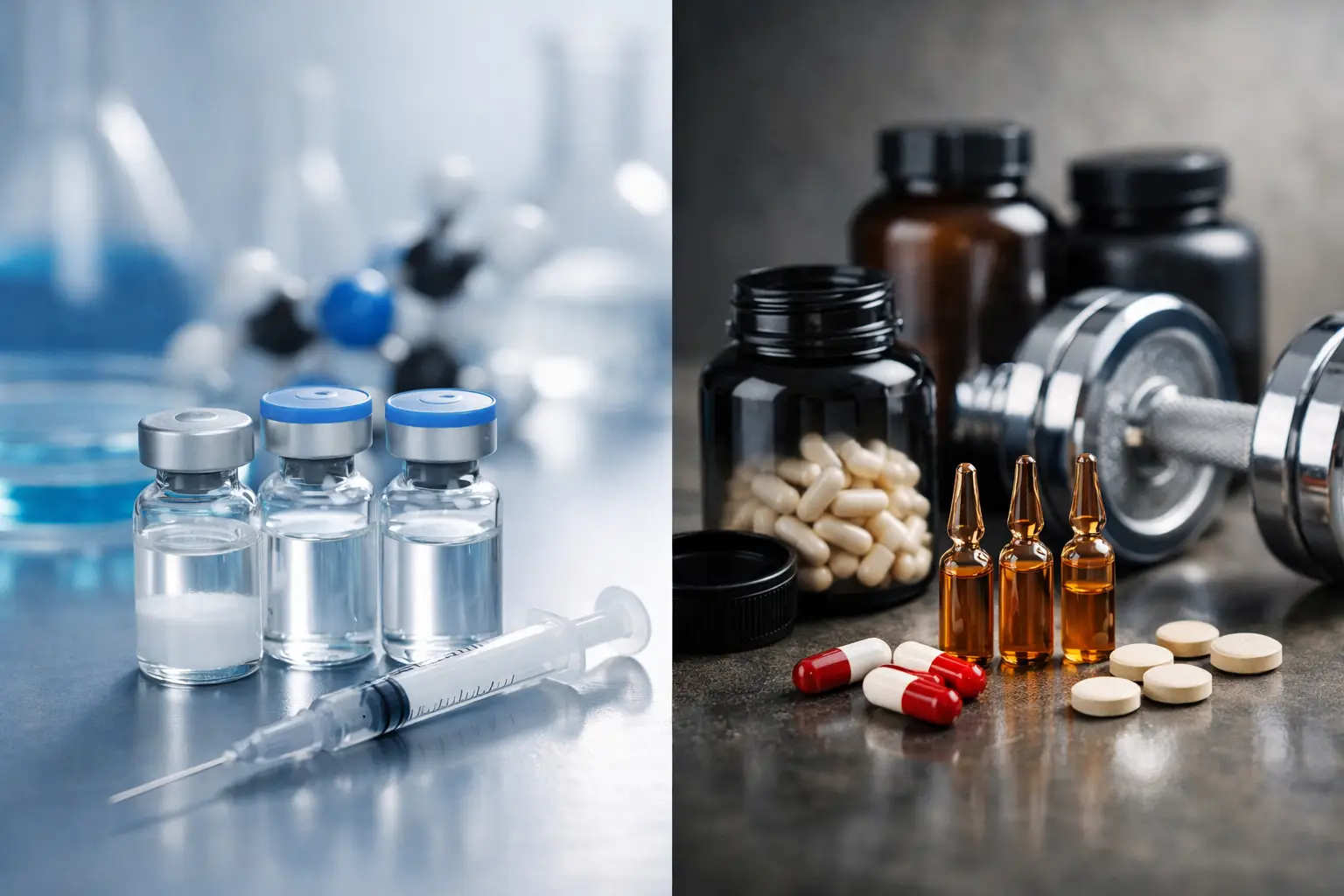 Research Peptides vs Steroids: A Clear Comparison