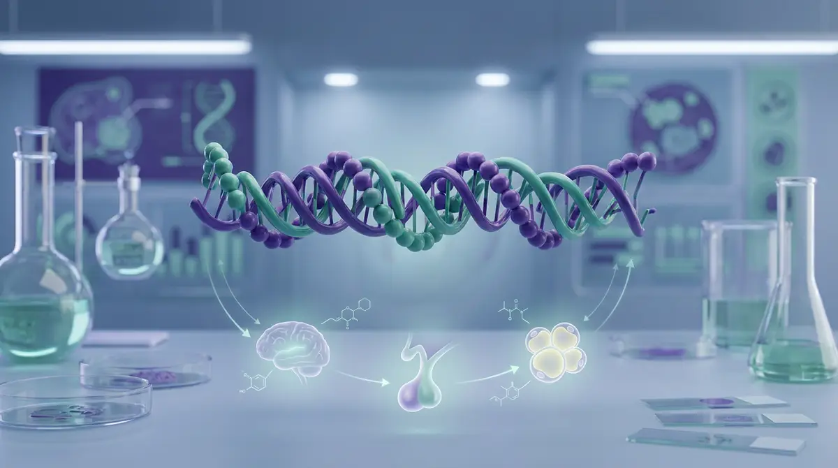 Illustration for Tesamorelin: GHRH Analogue in Growth-Hormone-Axis Research